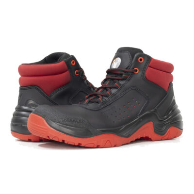 BE-3018 BOTA NEGRO ROJO - CASCO NO METALICO DIELECTRICO