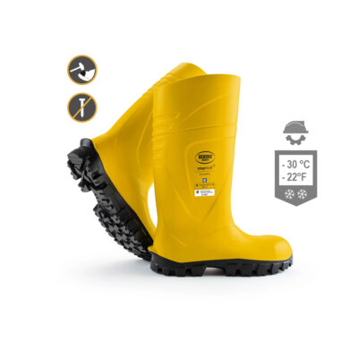 BK9904 - StepliteX Solid Grip, puntera y plantilla antiperforación no metálica (S5) Amarillo